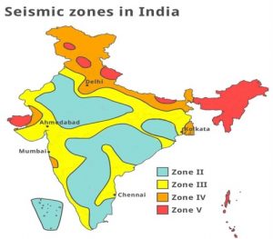 What are Seismic Zones of India - Optimize IAS