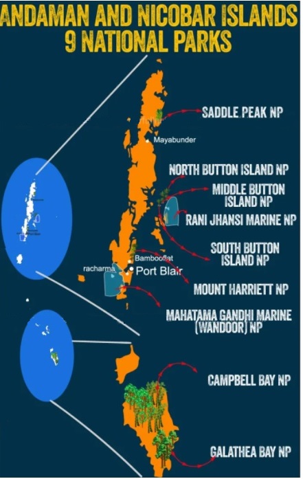 Peak in Andaman and Nicobar Islands is named after Manipur - Optimize IAS