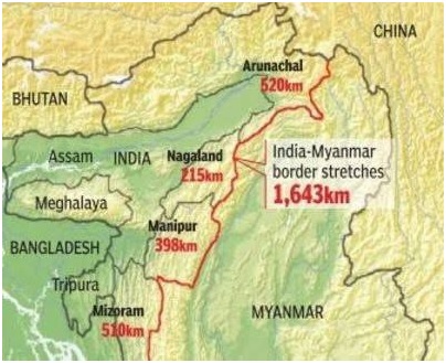 Myanmar Mizoram Border - Optimize IAS