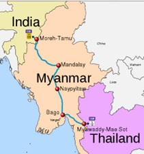 Myanmar Map 